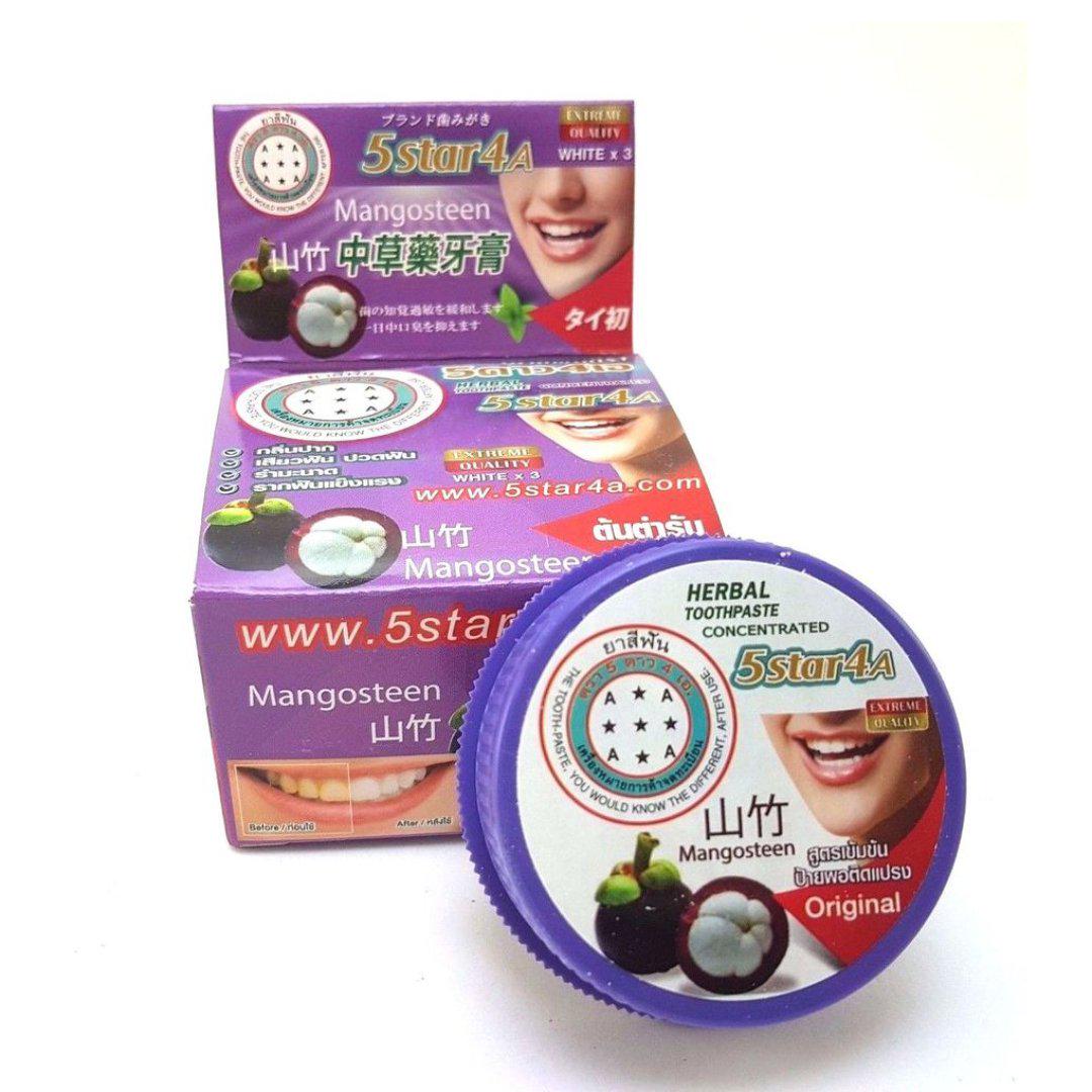 Зубна паста відбілююча 5 STAR з мангостином і травами 25 гр