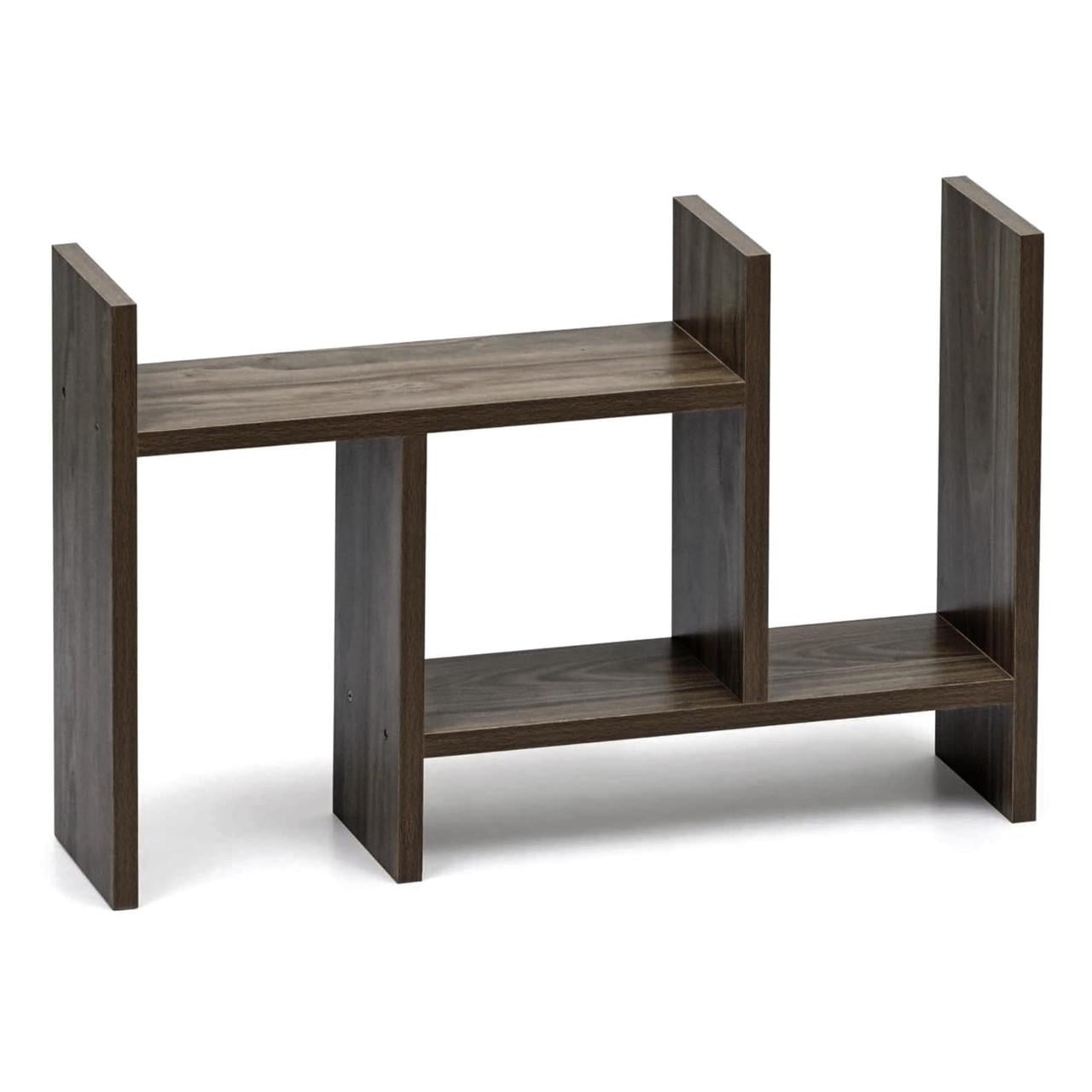 Полка книжная настольная из дерева Риоран Палисандр (КПА-023602)