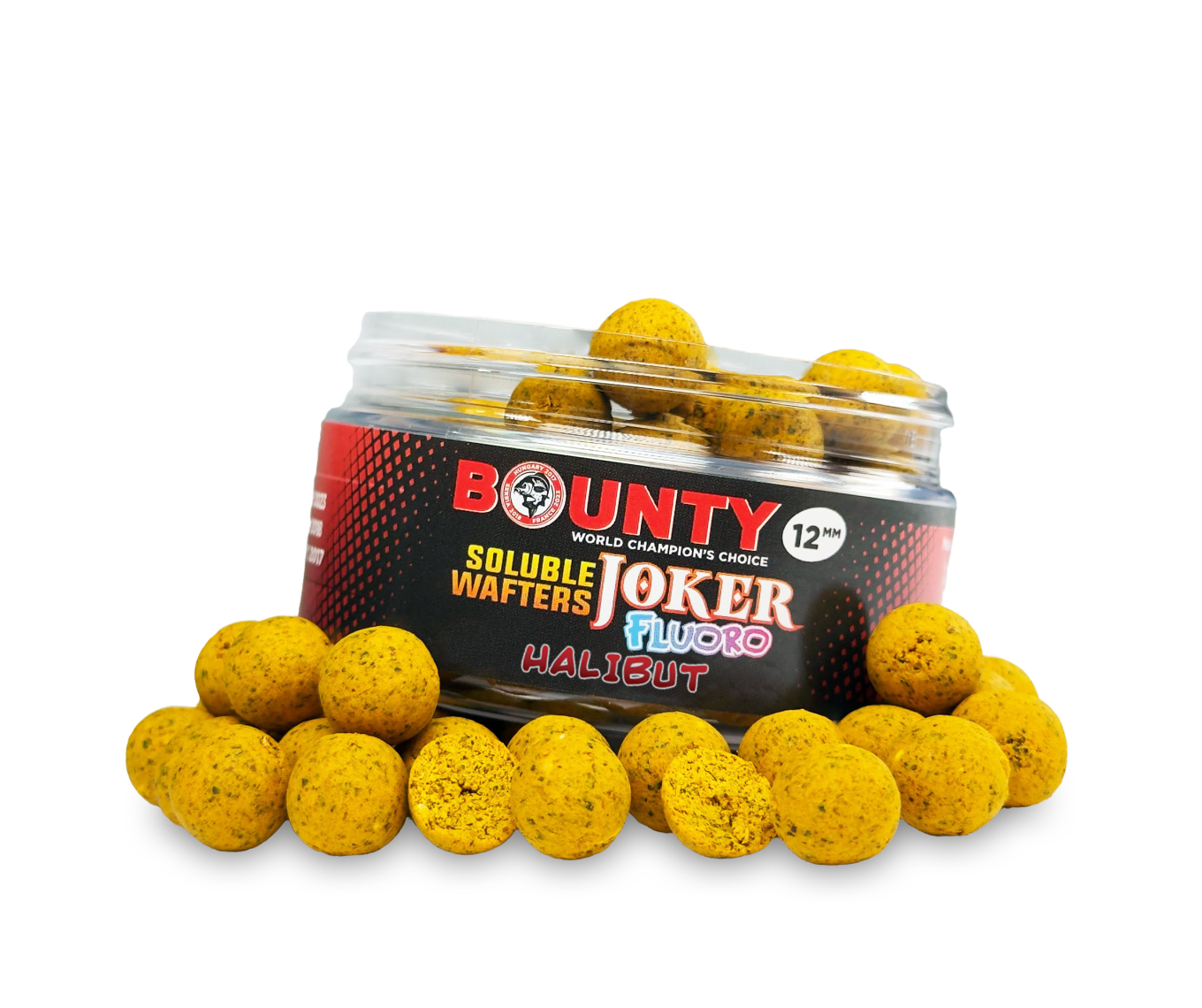 Вафтерс розчинний Bounty Joker Fluoro Halibut/Tiger Nut 16 мм