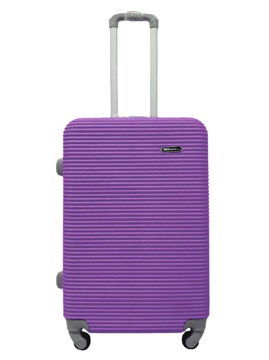 Чемодан пластиковый MILANO BAG 004 средний с расширением Фиолетовый (Mp00068)