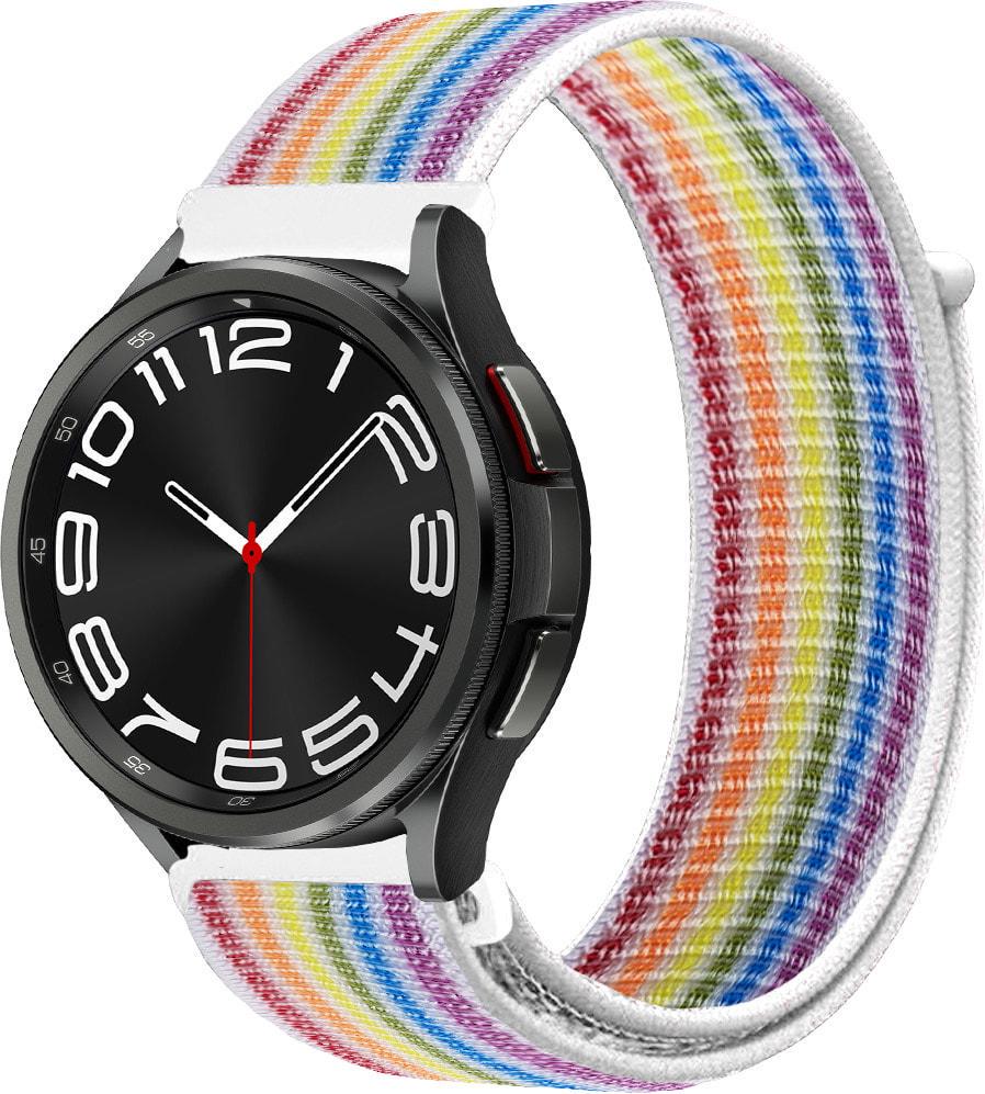 Ремінець нейлоновий Sport Loop для Galaxy Watch 6 Classic 43 мм Multicolor (37653-64) Ремінець нейлоновий Sport Loop для Galaxy Watch 6 Classic 43 мм Multicolor (37653-64)
