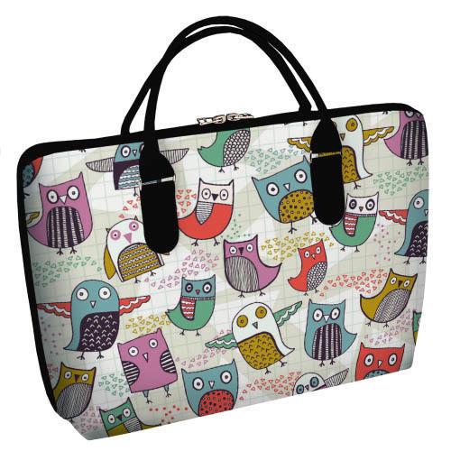 Сумка тканинна Presentville Совушки (SW 15N140 BL)