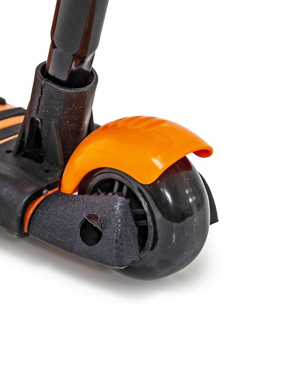 Самокат с защитным бампером Scooter 5в1 Оранжевый - фото 4 Самокат с защитным бампером Scooter 5в1 Оранжевый - фото 4