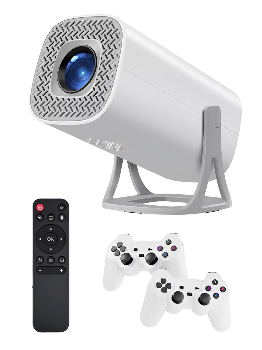 Смарт-проектор ігровийJoyPro S40 Max 2 джойстика smart 4k full hd tv з підтримкою WIFI/Bluetooth/HDMI/USB Білий (f897bc74) - фото 1 Смарт-проектор ігровийJoyPro S40 Max 2 джойстика smart 4k full hd tv з підтримкою WIFI/Bluetooth/HDMI/USB Білий (f897bc74) - фото 1