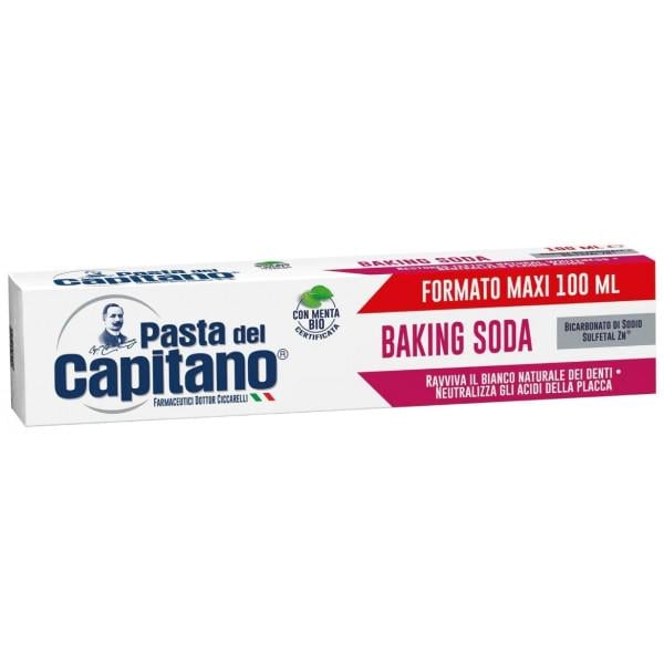 Зубна паста Pasta Del Capitano Baking Soda відбілювальна 100 мл - фото 1