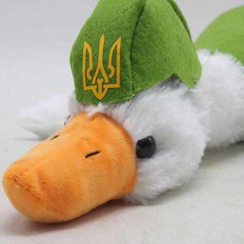 М'яка іграшка-подушка Копиця Гусь патріот "Ой у лузі..." 60 см (00276-9510) - фото 3