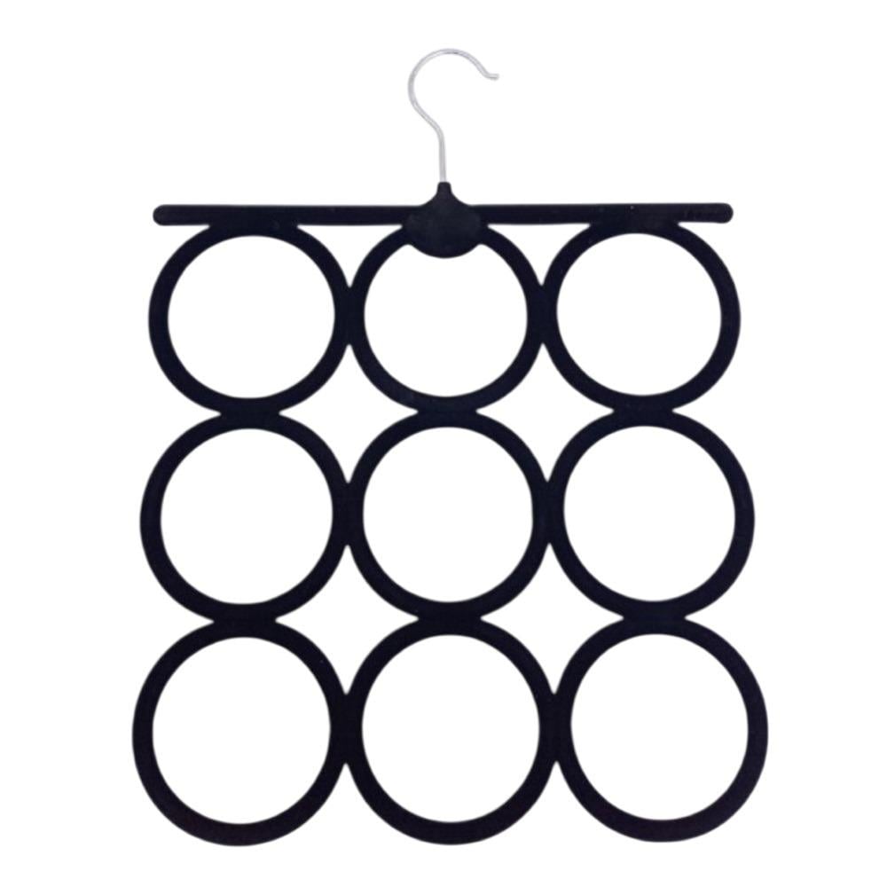 Вешалка с велюровым покрытием для ремней/шарфов/платков 5 шт. 31х41 см (R100722)