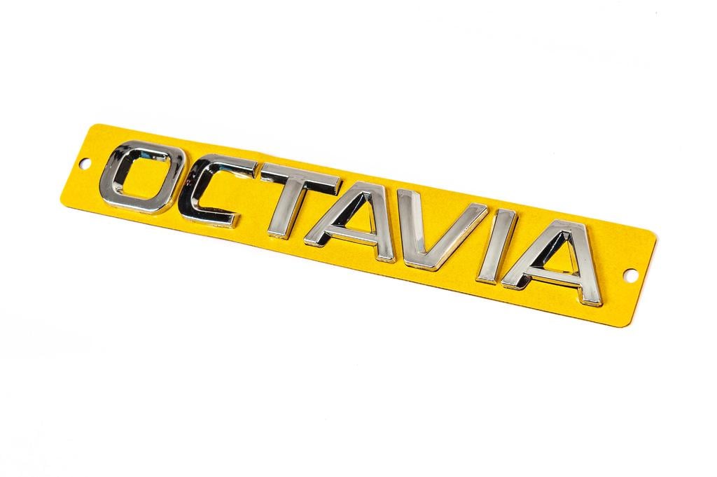Напис Octavia Davs Auto для Skoda Octavia III A7 2013-2019рр. abs-пластик Хром