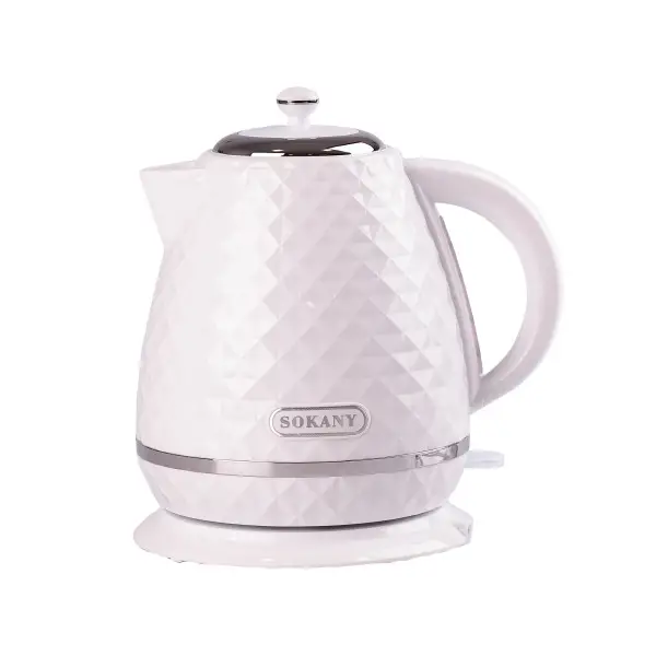 Електрочайник Sokany SK-1032 пластиковий 1,7 л 2200 Вт Білий (21-107-SK-1032W) Електрочайник Sokany SK-1032 пластиковий 1,7 л 2200 Вт Білий (21-107-SK-1032W)