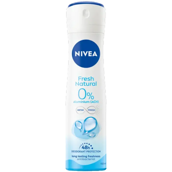 Дезодорант-антиперспірант жіночий Nivea Fresh Natural 0% 150 мл (13646)