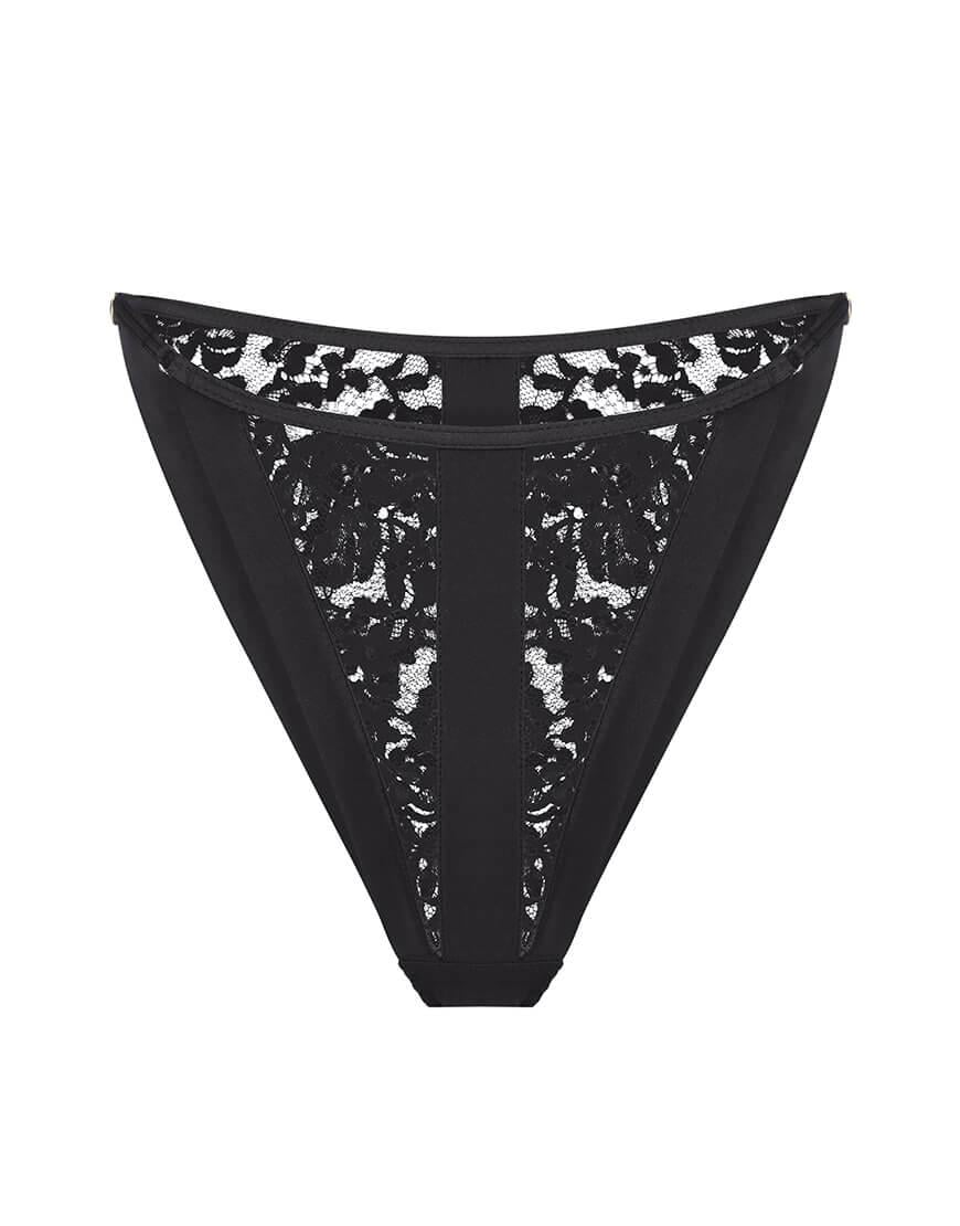 Трусики танга жіночі PEACH PEACH LINGERIE чорні L
