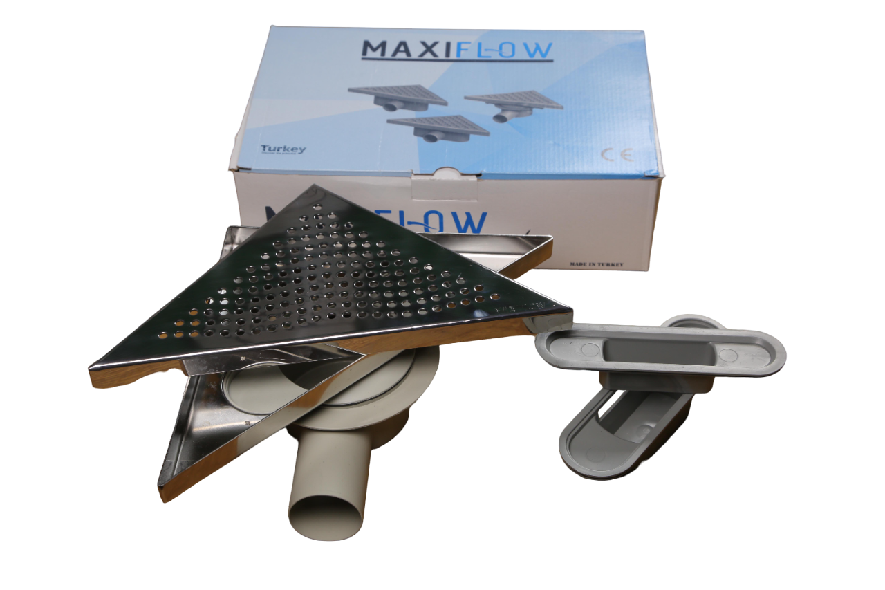 Трап для душа горизонтальный Maxiflow Дождь с гидрозатвором (4063.00360K)