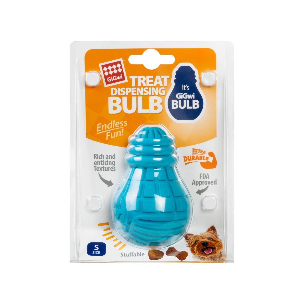 Игрушка для собак GiGwi Bulb Rubber Лампочка резиновая резина S Голубой (2336) - фото 2 Игрушка для собак GiGwi Bulb Rubber Лампочка резиновая резина S Голубой (2336) - фото 2