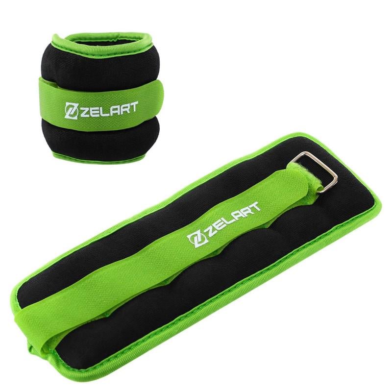 Обтяжувачі-манжети для рук та ніг Zelart Pro 2х0,5 кг Салатовий (FI-2502-1_Салатовый) - фото 1 Обтяжувачі-манжети для рук та ніг Zelart Pro 2х0,5 кг Салатовий (FI-2502-1_Салатовый) - фото 1