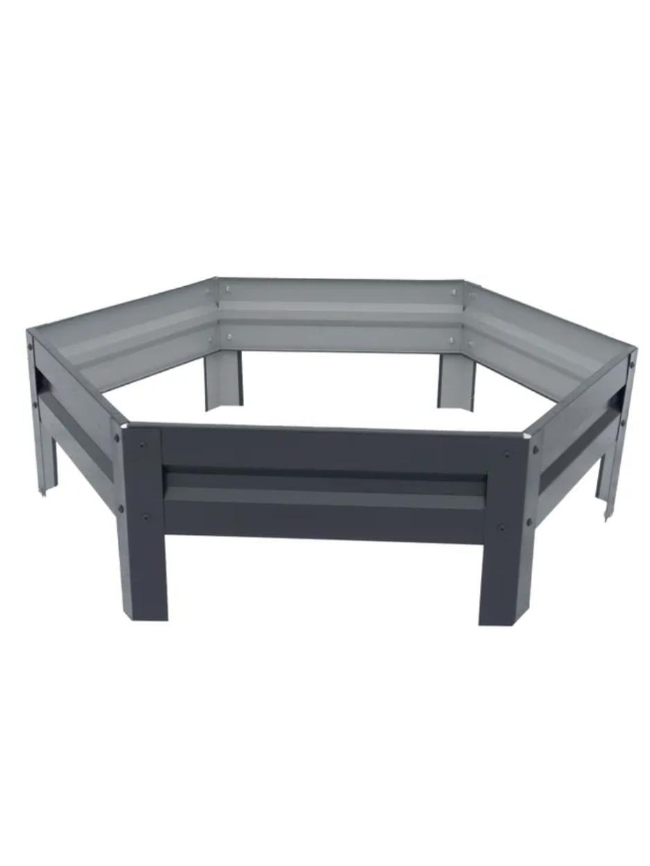 Клумба цветник SIMBUD Палисадник RAL 7024 100 см Графитовый (32490)