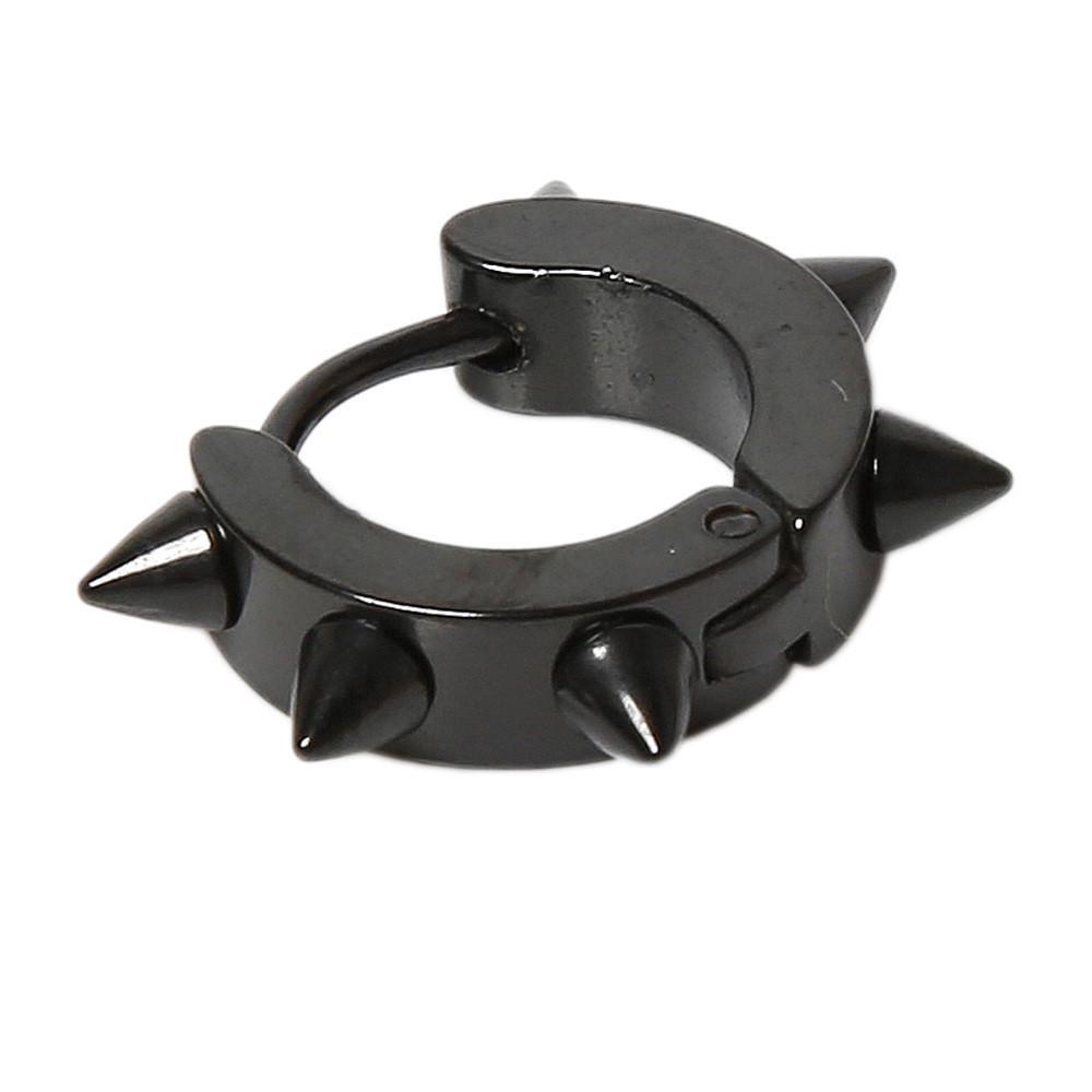 Сережки чоловічі із шипами 1 шт. Чорний (1216290942)