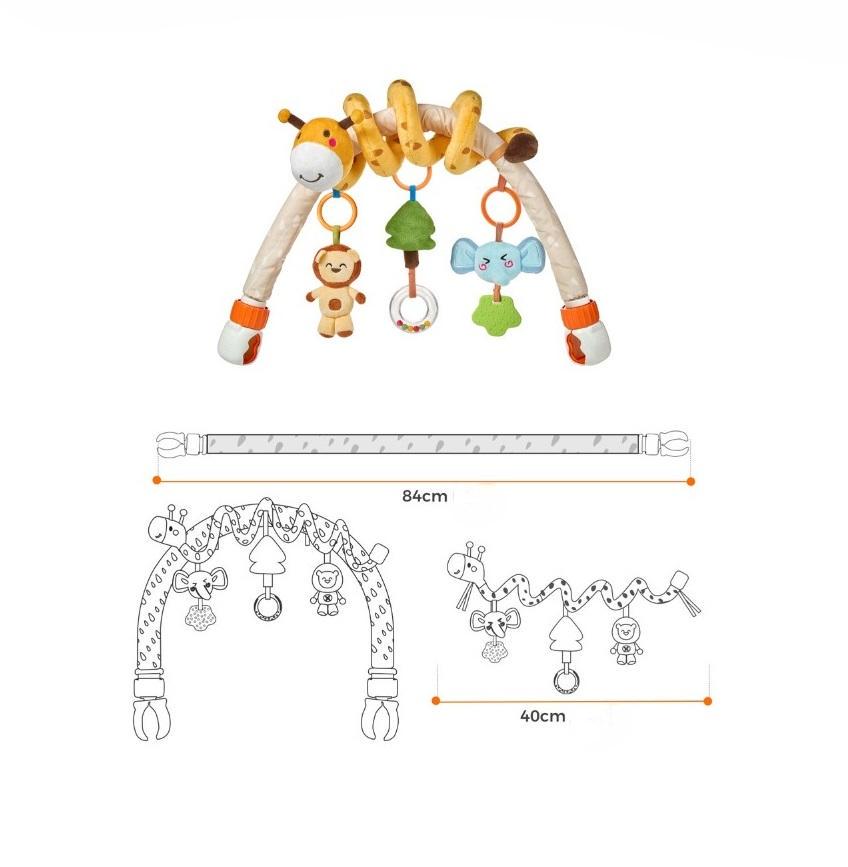 Дуга дитяча розвивальна Tumama сафарі Різнокольоровий - фото 7 Дуга дитяча розвивальна Tumama сафарі Різнокольоровий - фото 7