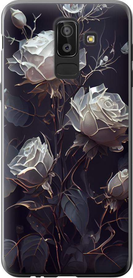 Чохол на Samsung Galaxy J8 2018 Троянди 2 (5550u-1511-42517)