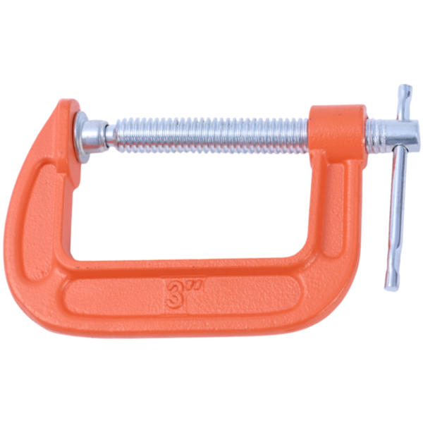 Струбцина G-подібна WorkMan Light чавунна 75 мм (592) - фото 1