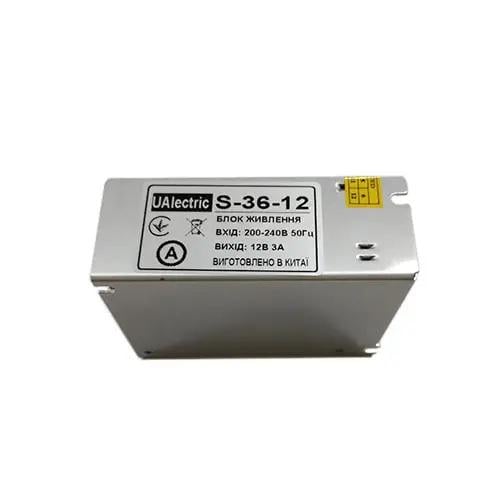 Блок живлення імпульсний UAlectric S-36-12 12V 3А 36 Вт (26711569) - фото 4
