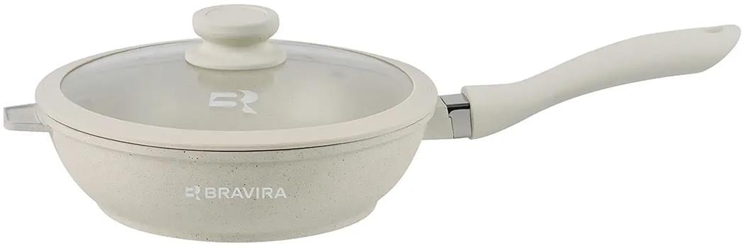 Сковорода Bravira SandLight с крышкой 28 см (BR5005-28)