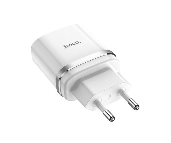 Устройство зарядное сетевое Hoco C12Q 3,0A QC 3,0 без кабеля Белый