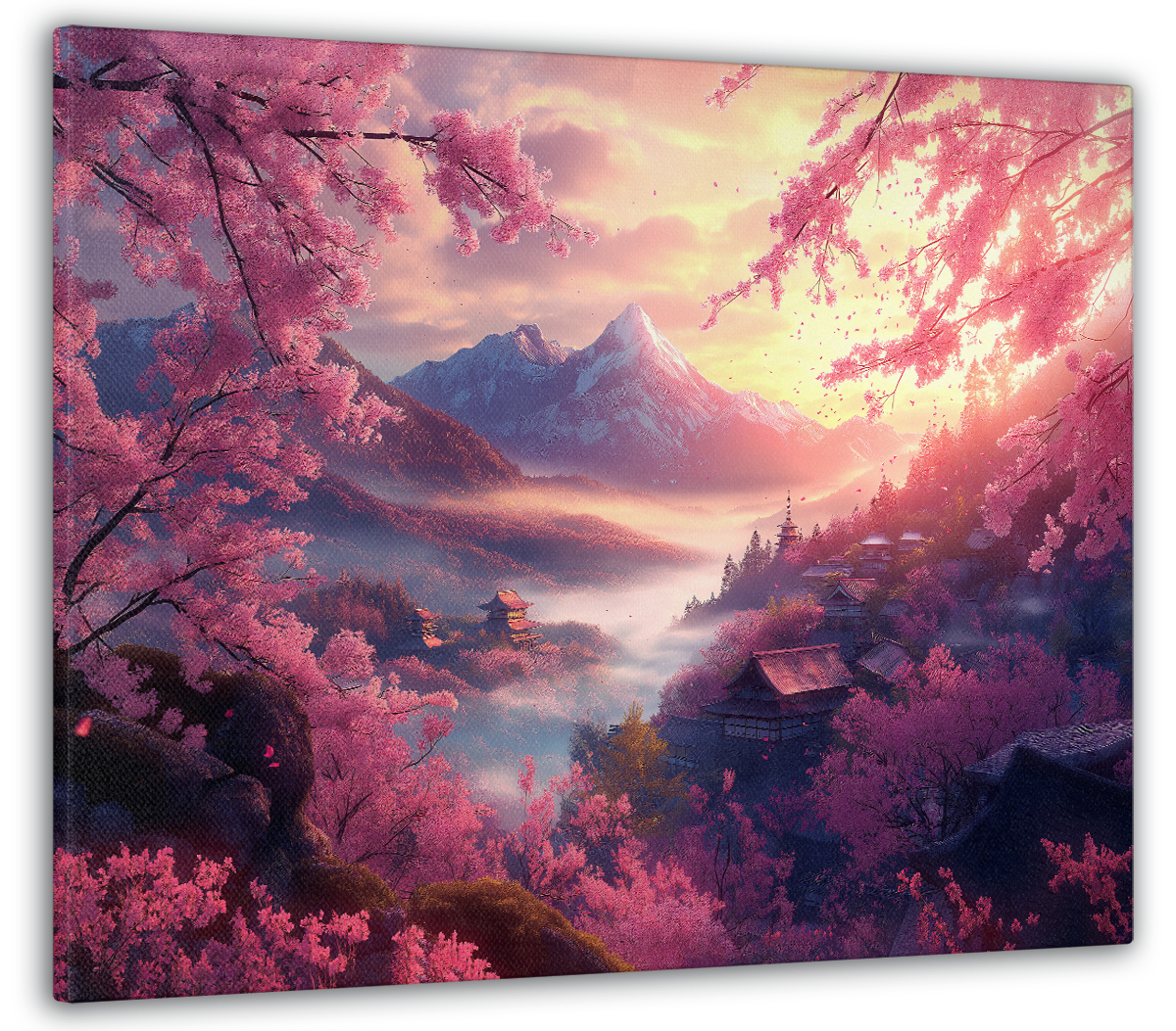 Картина на холсте МАКО нежная сакура 50x70 см (MK10527_5070) - фото 1 Картина на холсте МАКО нежная сакура 50x70 см (MK10527_5070) - фото 1