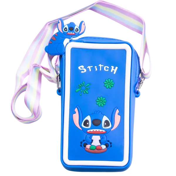 Сумочка-футляр для телефона Стич силиконовая на молнии 17х10х3 см Синий (HP-55-19) Сумочка-футляр для телефона Стич силиконовая на молнии 17х10х3 см Синий (HP-55-19)