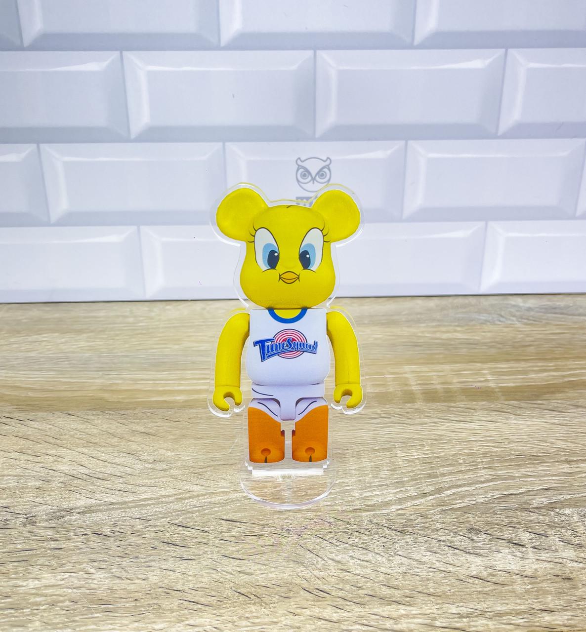 Фигурка коллекционная акриловая Bearbrick Space Jam TWEETY (2131465499)