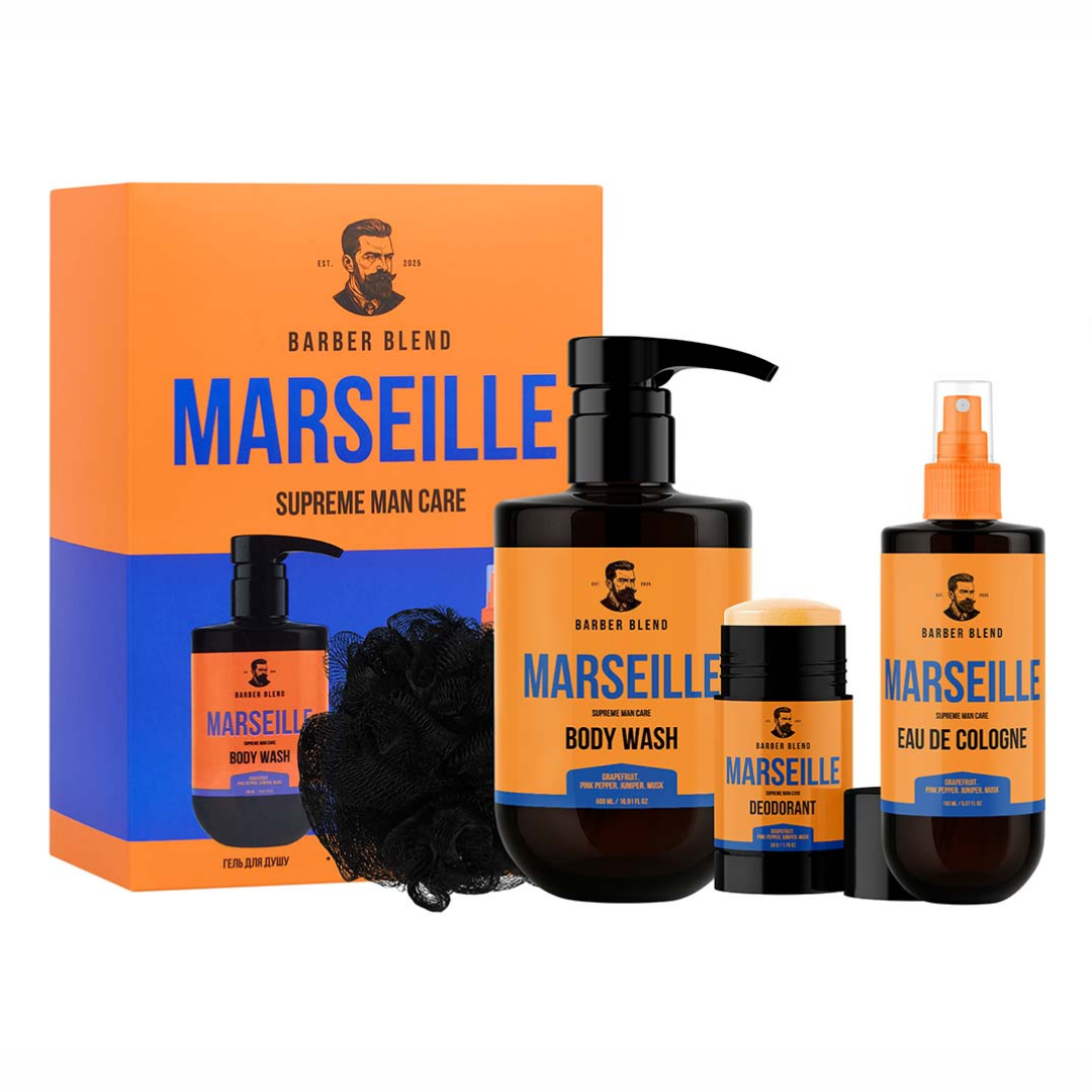 Подарочный набор для мужчин BARBER BLEND Marseille