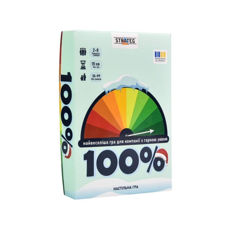 Настільна гра Strateg 100% 30802 гральні картки 98 шт./інструкція (RLT49909)