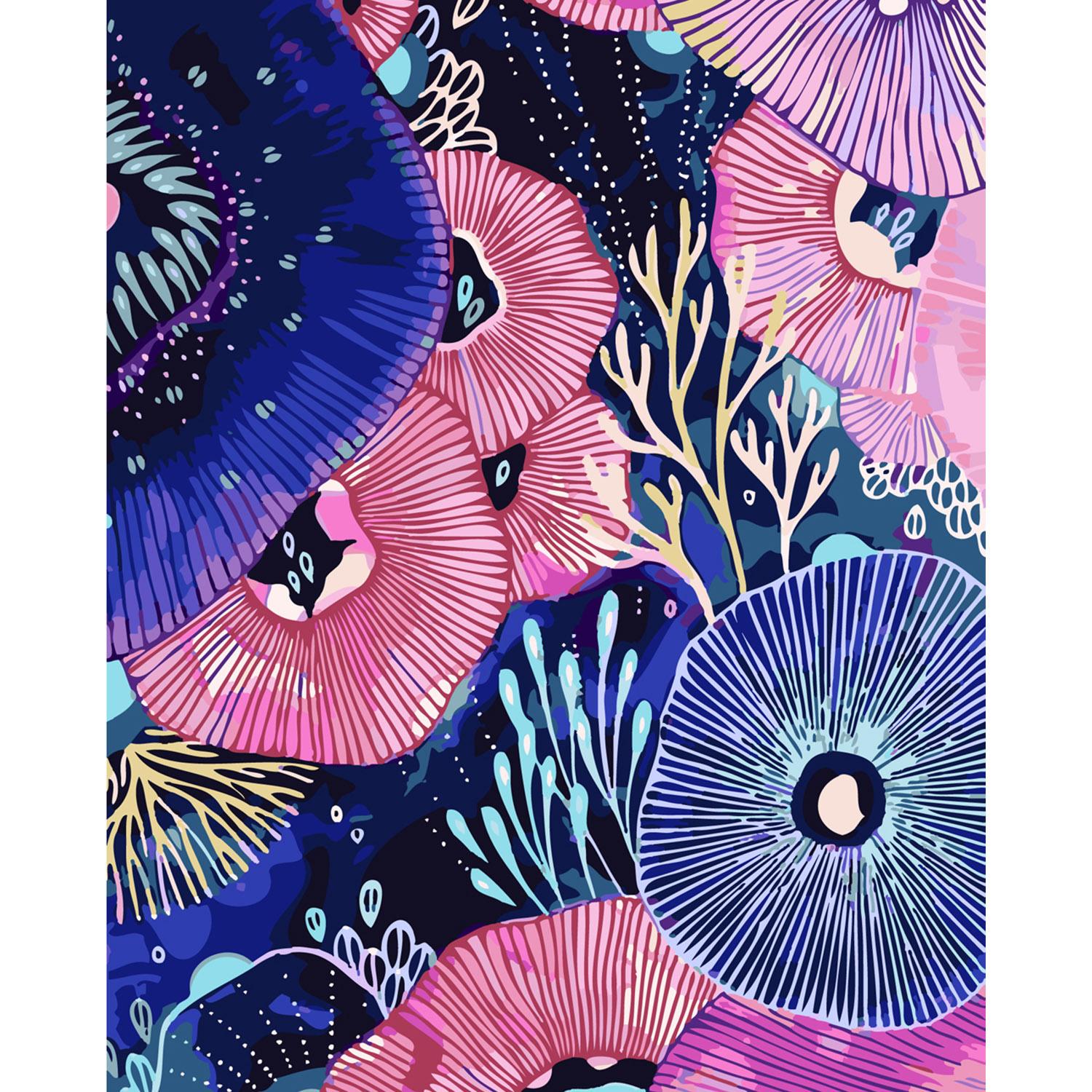 Картина по номерам Strateg Фантастические цветы 40х50 см (SY6256)