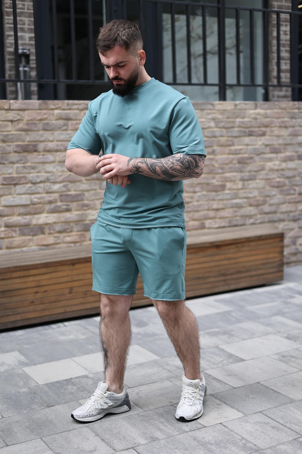 Комплект мужской летний BREEZE оверсайз 3XL Мятный (1576420348/3/6) - фото 7 Комплект мужской летний BREEZE оверсайз 3XL Мятный (1576420348/3/6) - фото 7