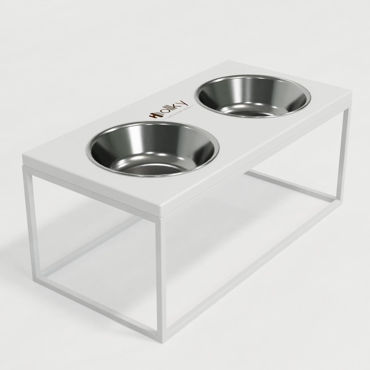 Миски на подставке для больших собак Hollky Base XL20 2х1,8 л (BXL20-522620-WHWH) - фото 8 Миски на подставке для больших собак Hollky Base XL20 2х1,8 л (BXL20-522620-WHWH) - фото 8