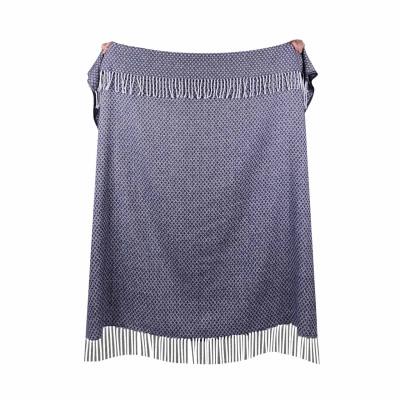 Плед рута 130х180 см Синий - фото 3