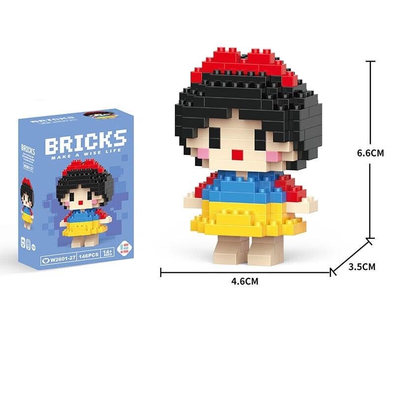 Конструктор-фигурка Bricks Пиксели Белоснежка (2076958305) - фото 3 Конструктор-фигурка Bricks Пиксели Белоснежка (2076958305) - фото 3