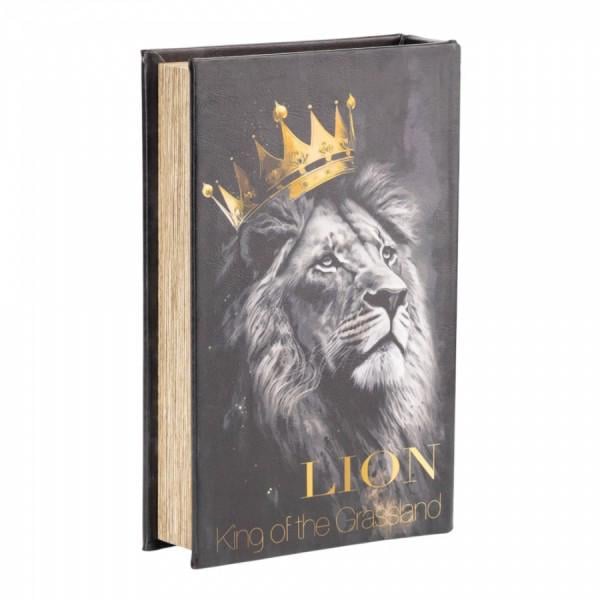 Сейф-книга Король звірів кожзам 26 см (062882)