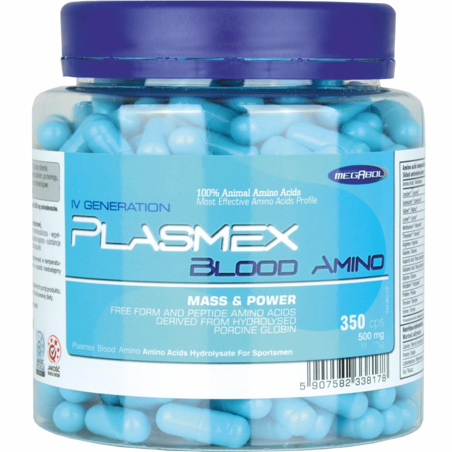 Аминокислоты Megabol Plasmex Blood Amino 500 mg 350 cаps