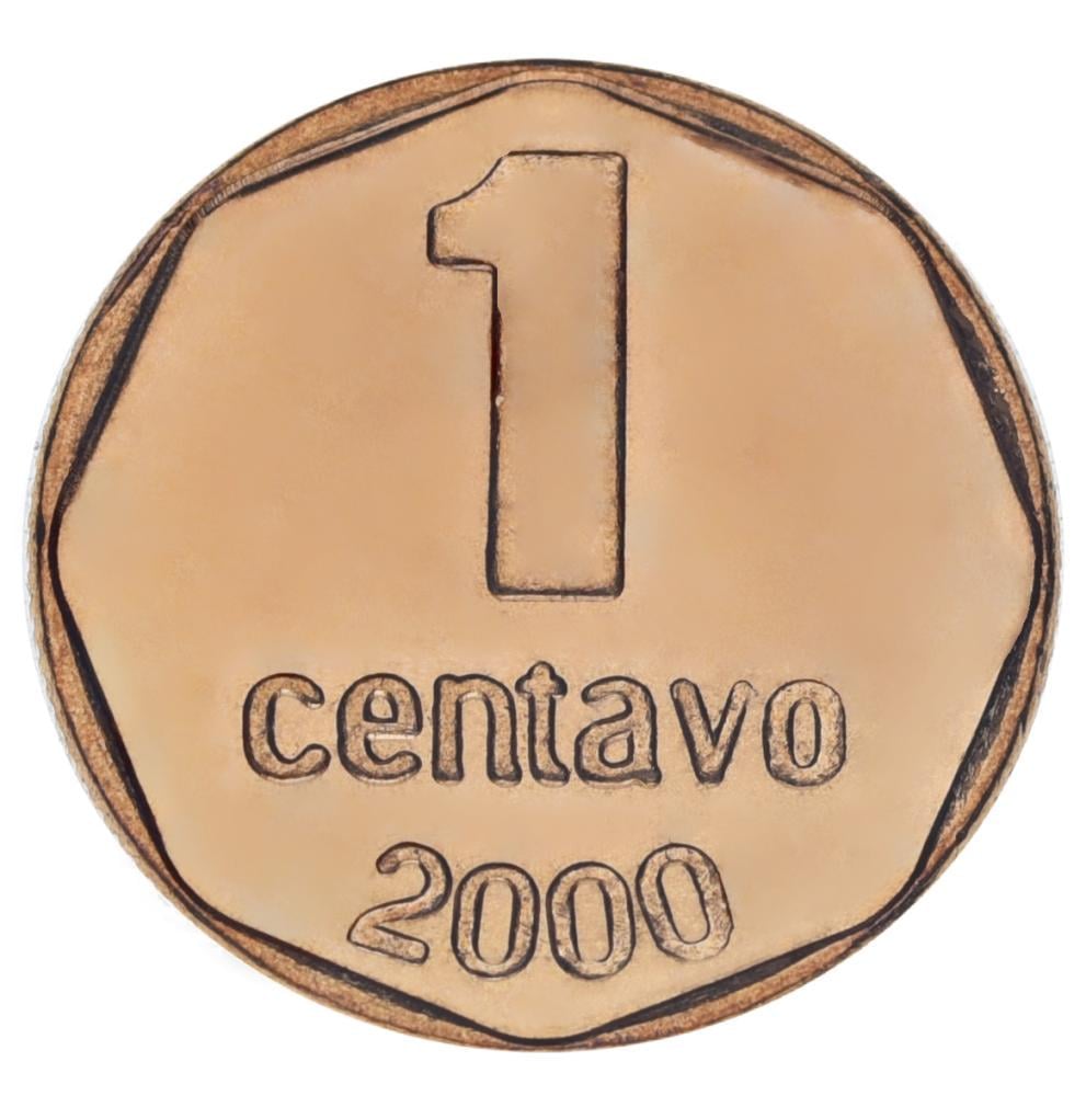 Коллекционная монета Аргентина 1 сентаво 2000 AU-UNC (М21972)