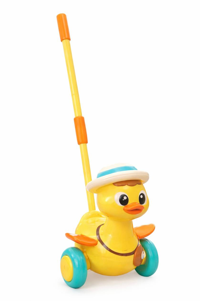 Каталка детская на колесах Fun Game 845 со звуковыми и световыми эффектами Утенок (2915887940)