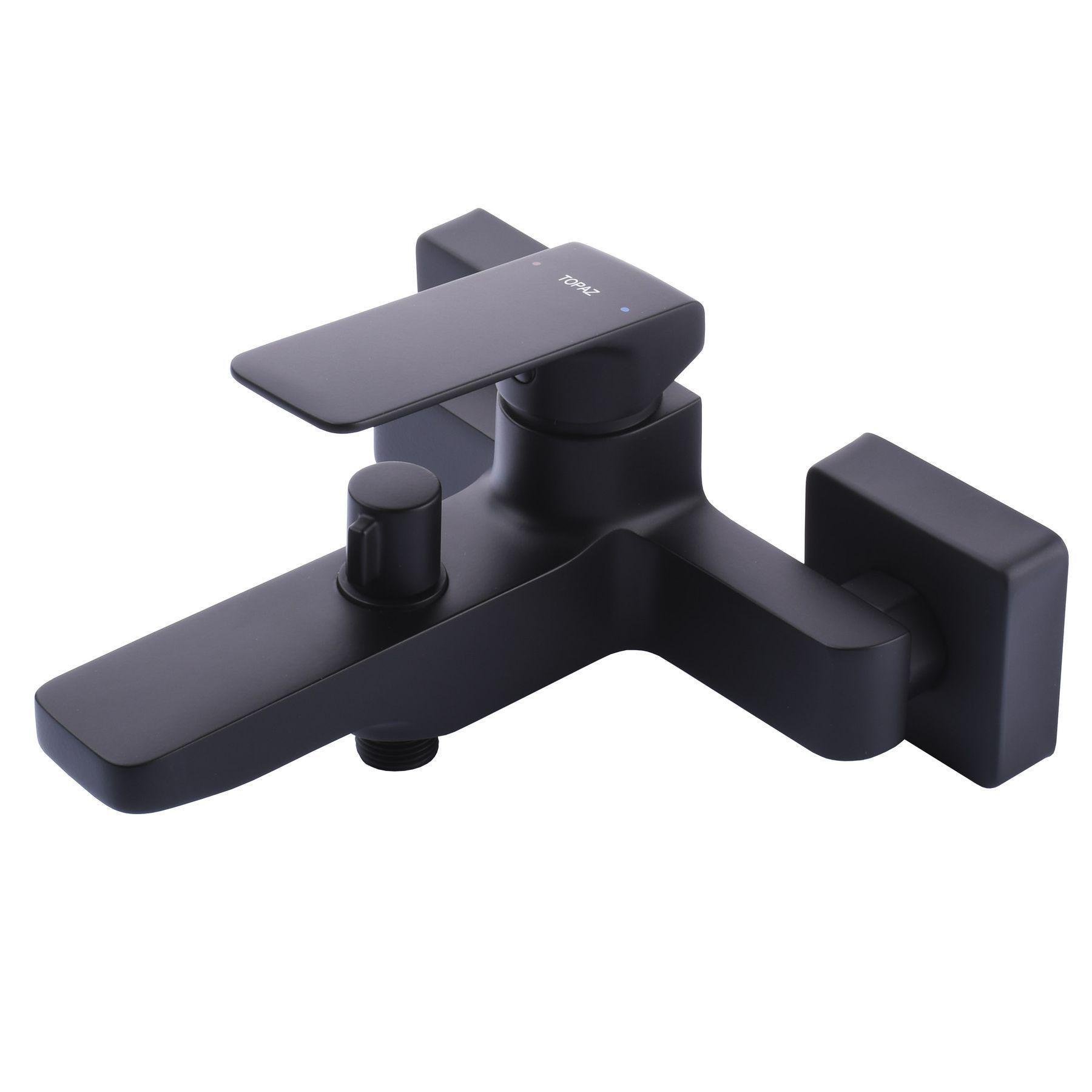 Смеситель для ванны TOPAZ Черный матовый (000020841)