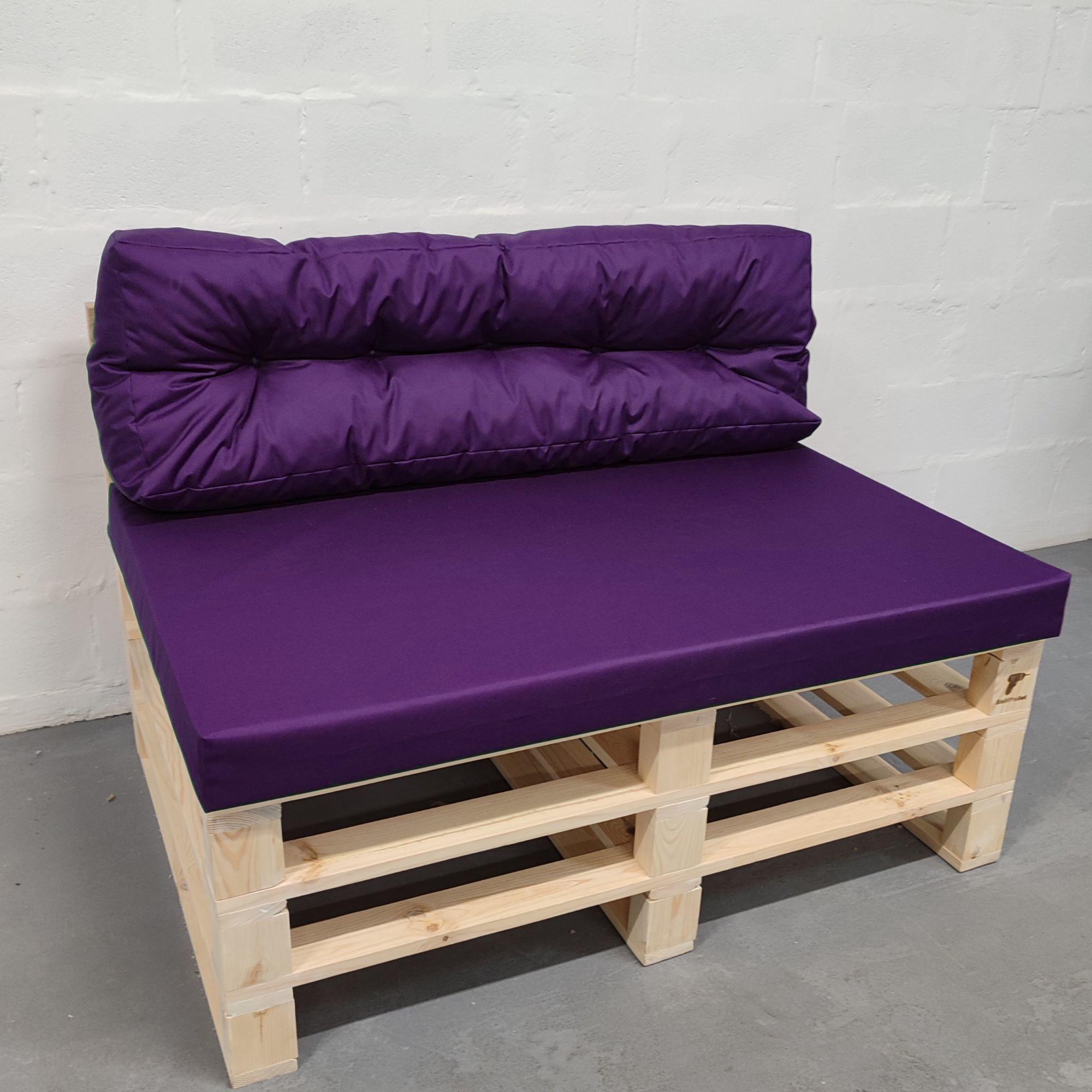 Комплект водоотталкивающих подушек для паллет-дивана eGarden оксфорд 120x80x10/120x45x12 см Фиолетовый (5710) - фото 1 Комплект водоотталкивающих подушек для паллет-дивана eGarden оксфорд 120x80x10/120x45x12 см Фиолетовый (5710) - фото 1
