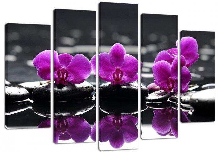 Картина модульная на холсте DK Орхидеи 108x80 см (PLM5-14)
