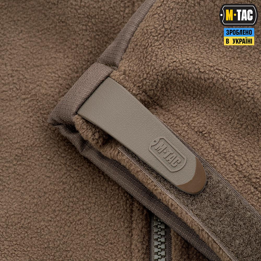Куртка-кофта флісова M-Tac Alpha Microfleece GenII S Олива (5921) - фото 6