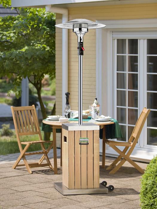 Газовый обогреватель Enders Wood инфракрасный для улицы 8 кВт (778785933) - фото 2