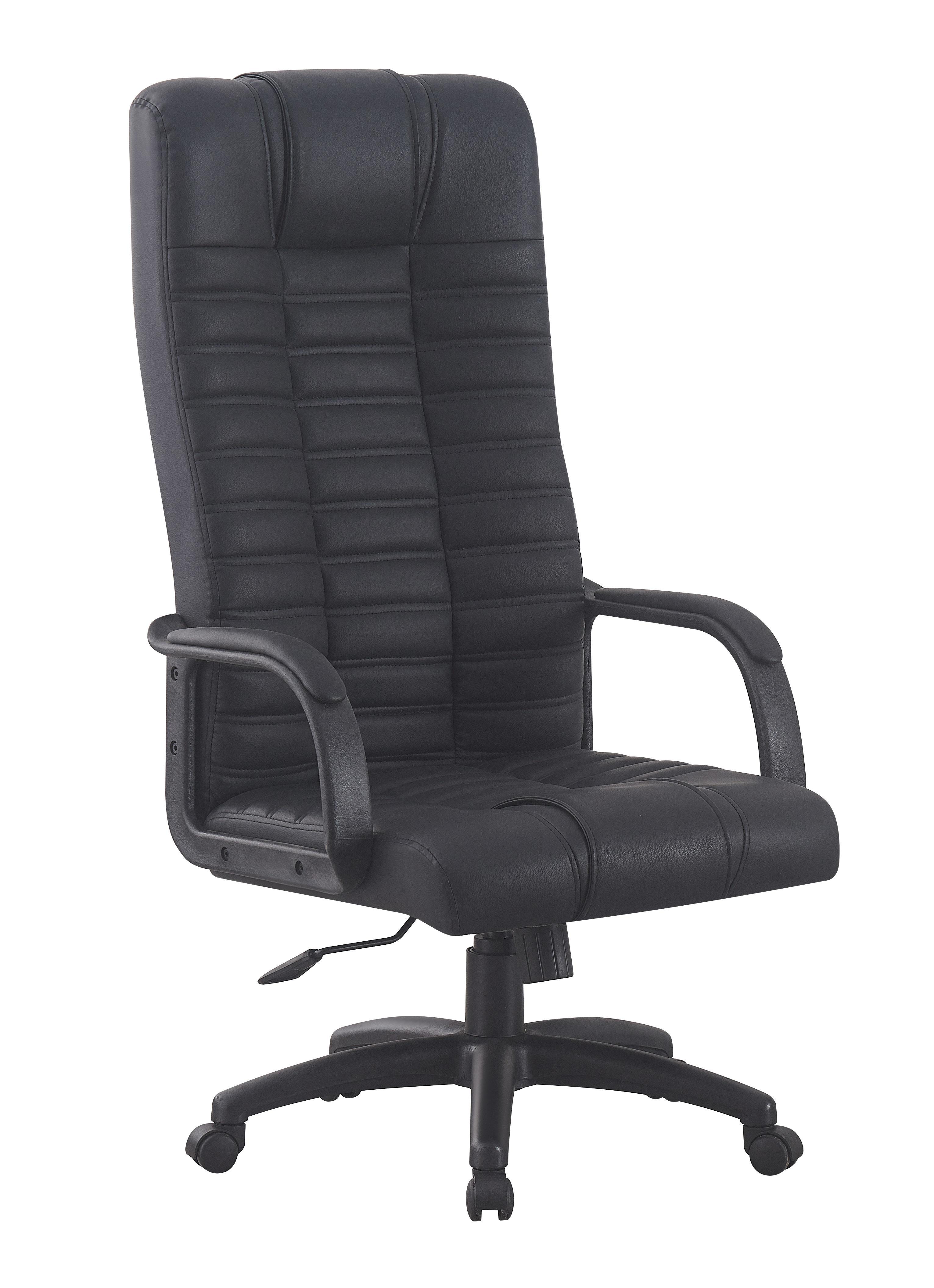 Кресло офисное компьютерное на колесах Bonro B-635 Черный (4859)