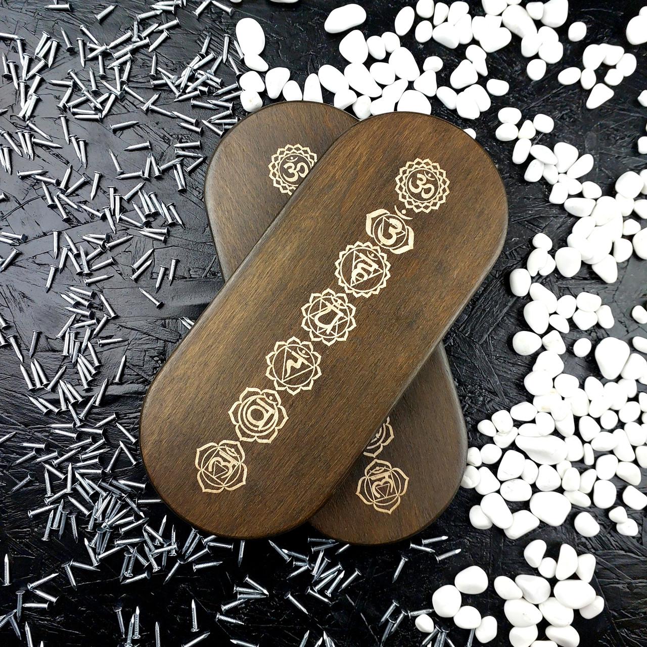 Доски Садху с оцинкованными гвоздями шаг 10 мм с чехлом Коричневый (2263357915)