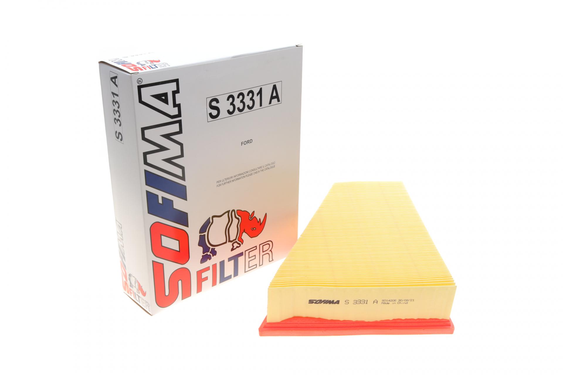 Фільтр повітряний SOFIMA для Ford Galaxy/Mondeo/S-Max 1,6-2,0TDCi/1,6-2,3 06- (S 3331 A)