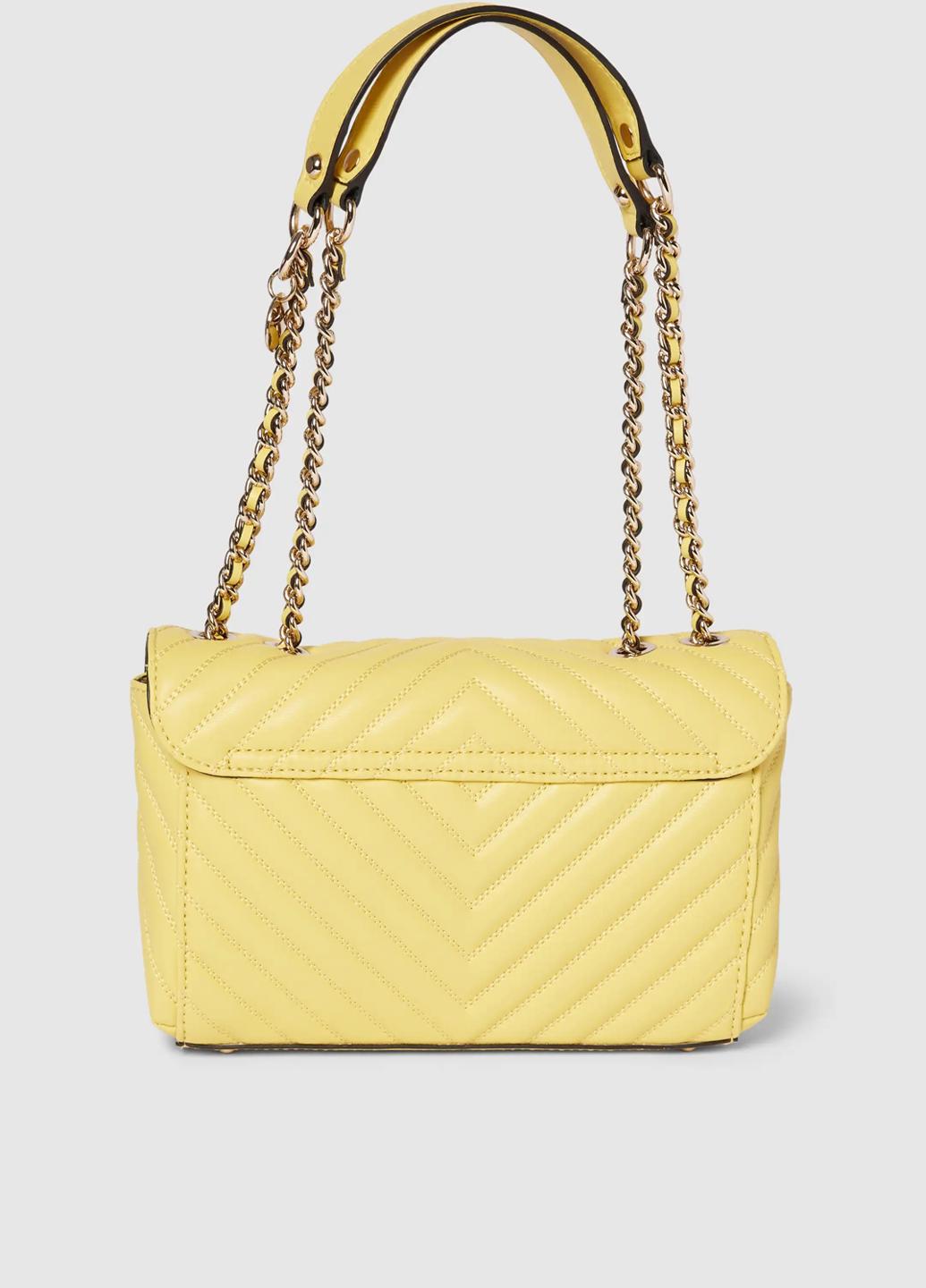 Сумка крос боді жіноча з еко шкіри Guess KEILLAH CONVERTIBLE XBODY FLAP HWQG8690210-YEL Жовтий - фото 2 Сумка крос боді жіноча з еко шкіри Guess KEILLAH CONVERTIBLE XBODY FLAP HWQG8690210-YEL Жовтий - фото 2