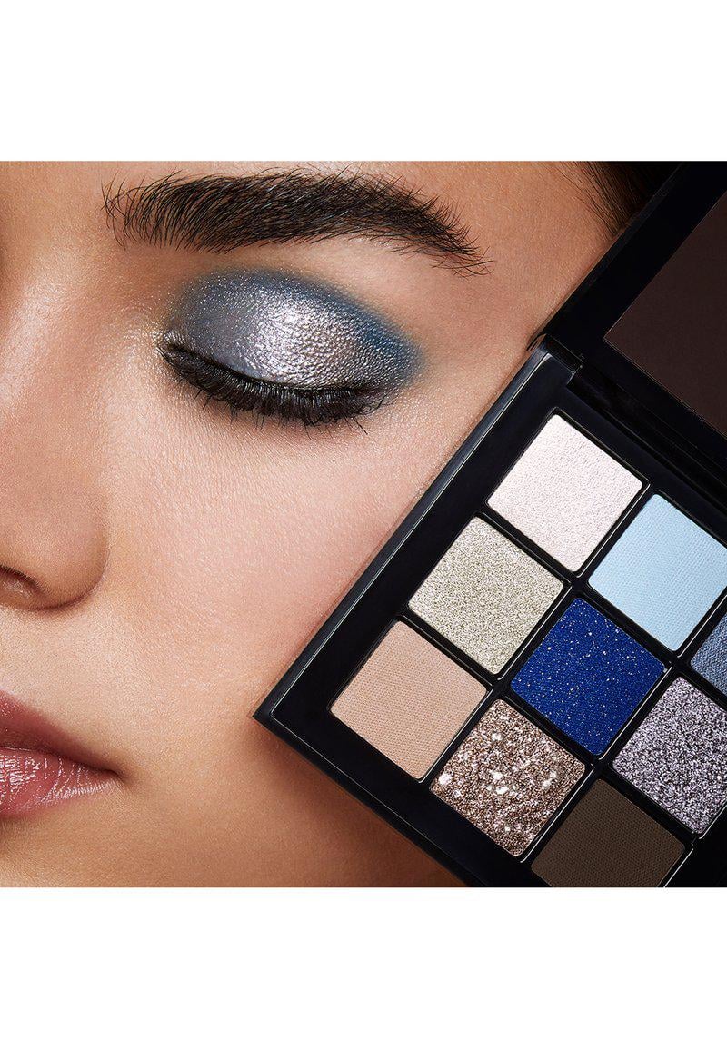 Палетка тіней Kiko Milano Glamour Multi Finish Eyeshadow Palette 05 Blue Variations (03110) - фото 2